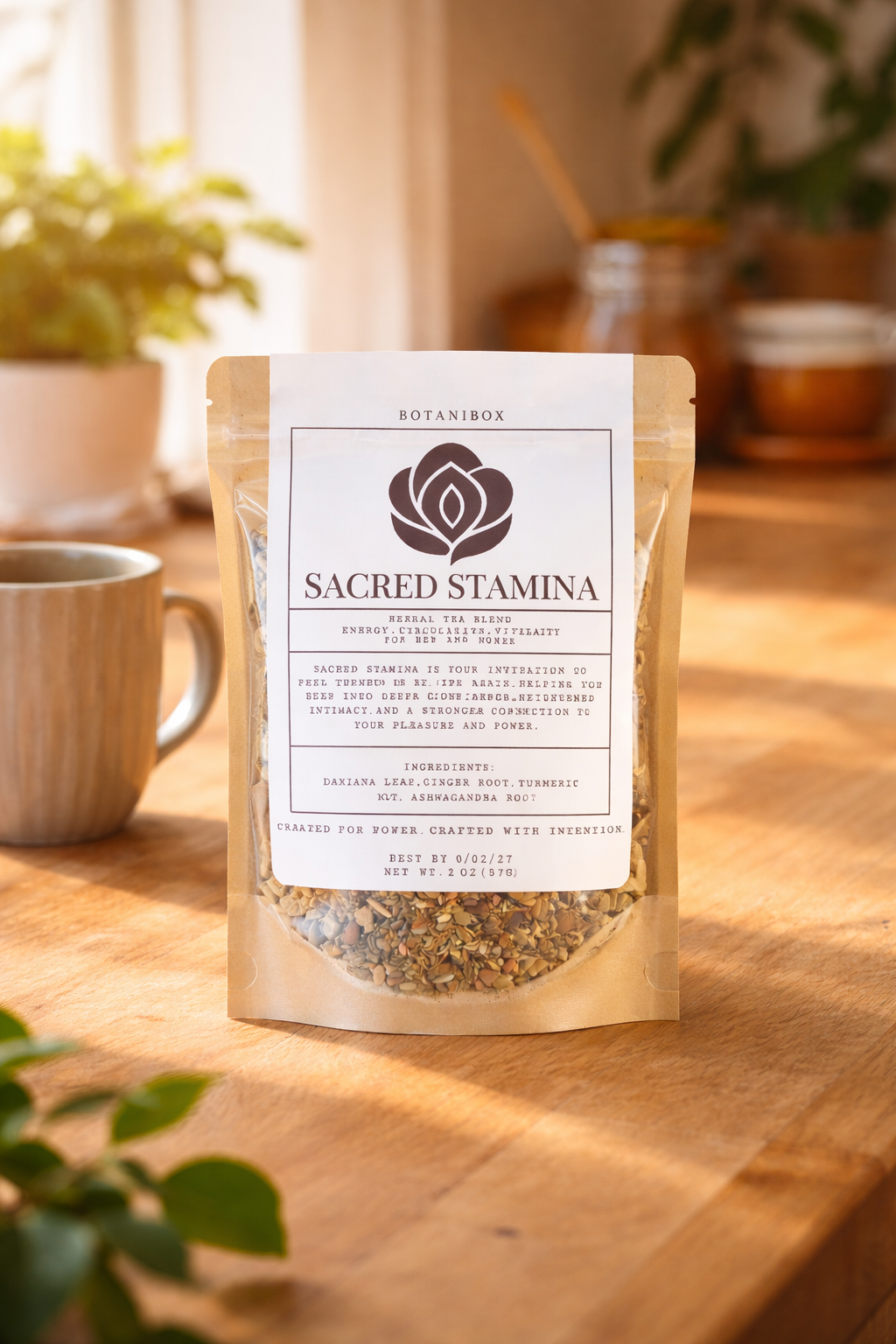 Sacred Stamina — Herbal Vitality Blend