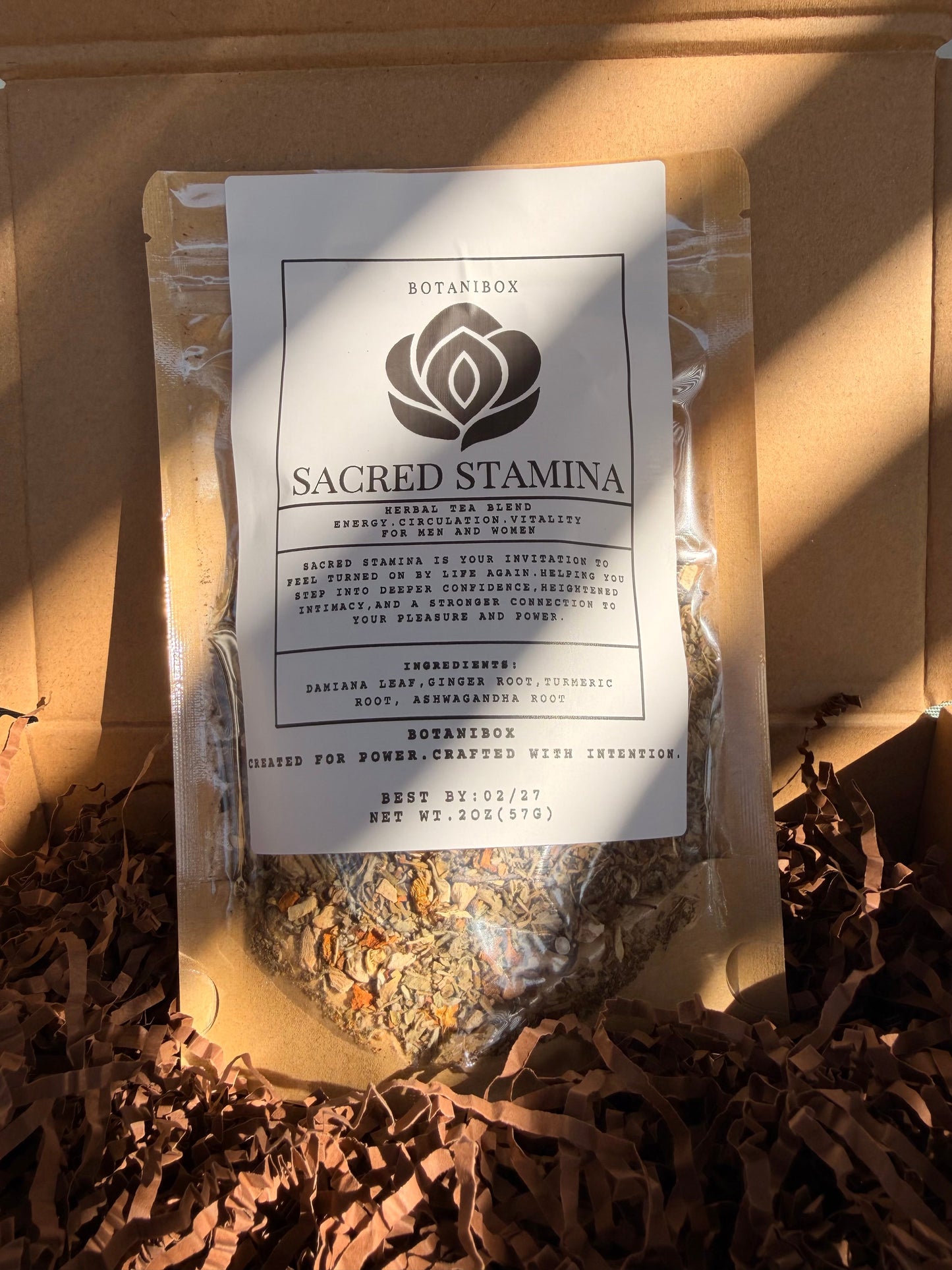 Sacred Stamina — Herbal Vitality Blend