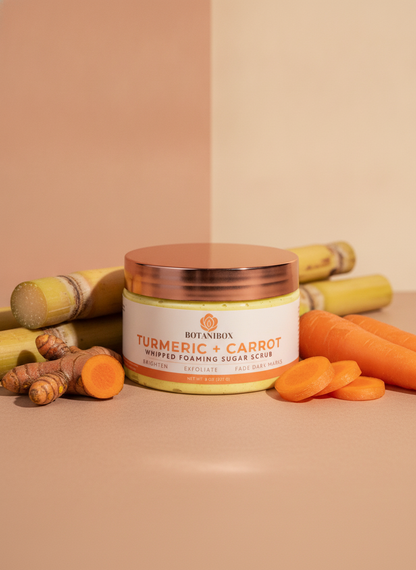 Turmeric + Carrot Brightening Foaming Sugar Scrub