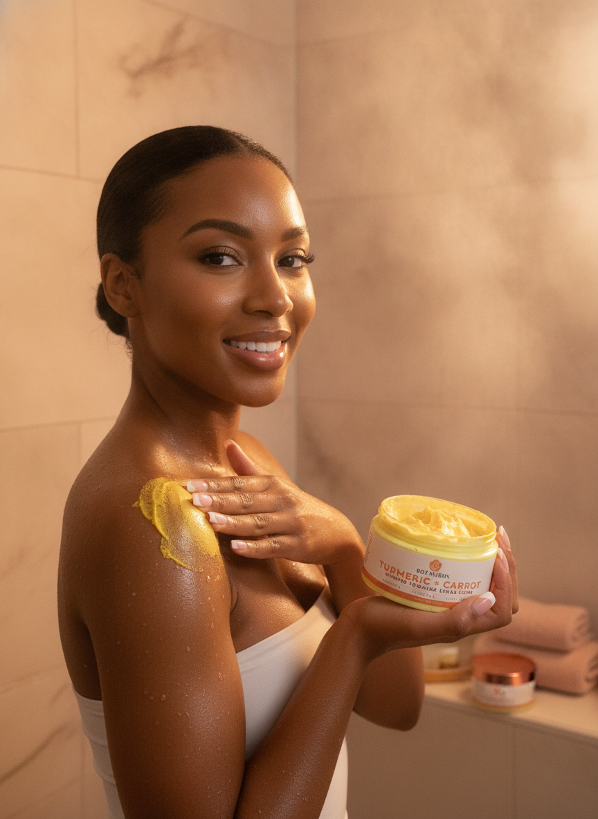 Turmeric + Carrot Brightening Foaming Sugar Scrub