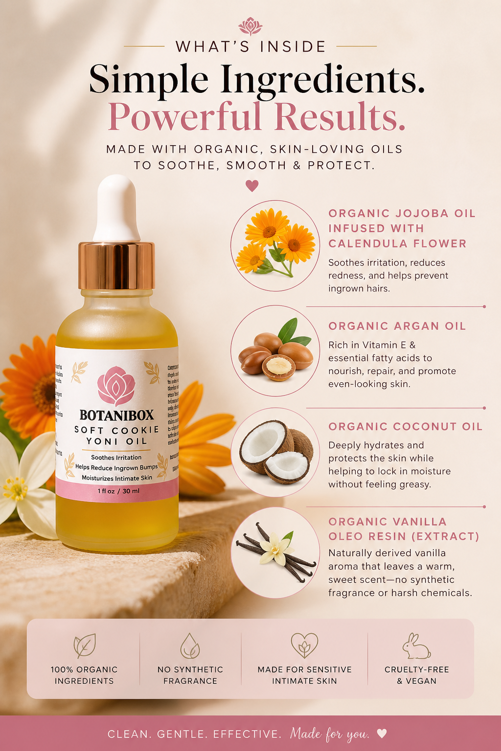 Soft Cookie Yoni Oil